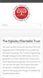 Mobile Screenshot of oglesbycharitabletrust.co.uk